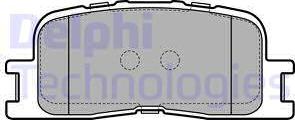 Delphi LP2703-18B1 - Тормозные колодки, дисковые, комплект autospares.lv