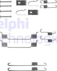 Delphi LY1192 - Комплектующие, барабанный тормозной механизм autospares.lv