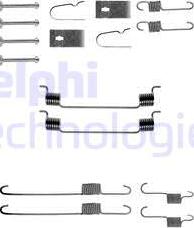 Delphi LY1142 - Комплектующие, барабанный тормозной механизм autospares.lv