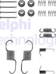 Delphi LY1189 - Комплектующие, барабанный тормозной механизм autospares.lv