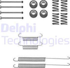 Delphi LY1392 - Комплектующие, барабанный тормозной механизм autospares.lv