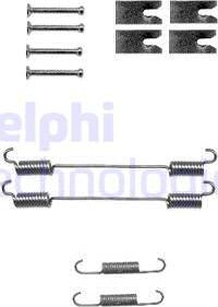 Delphi LY1346 - Комплектующие, барабанный тормозной механизм autospares.lv