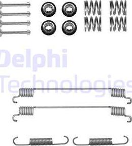 Delphi LY1365 - Комплектующие, барабанный тормозной механизм autospares.lv