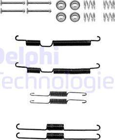 Delphi LY1309 - Комплектующие, барабанный тормозной механизм autospares.lv