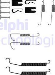 Delphi LY1304 - Комплектующие, барабанный тормозной механизм autospares.lv