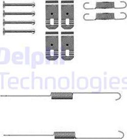 Delphi LY1382 - Комплектующие, барабанный тормозной механизм autospares.lv
