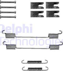 Delphi LY1327 - Комплектующие, барабанный тормозной механизм autospares.lv