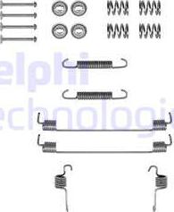 Delphi LY1290 - Комплектующие, барабанный тормозной механизм autospares.lv