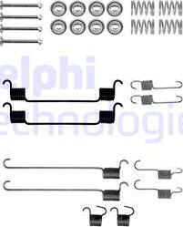 Delphi LY1298 - Комплектующие, барабанный тормозной механизм autospares.lv