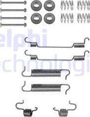 Delphi LY1264 - Комплектующие, барабанный тормозной механизм autospares.lv