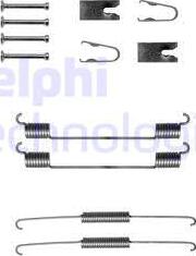 Delphi LY1265 - Комплектующие, барабанный тормозной механизм autospares.lv