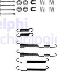 Delphi LY1236 - Комплектующие, барабанный тормозной механизм autospares.lv