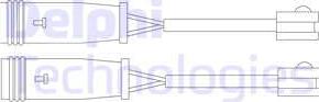 Delphi LZ0199 - Сигнализатор, износ тормозных колодок autospares.lv