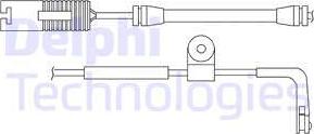 Delphi LZ0159 - Сигнализатор, износ тормозных колодок autospares.lv