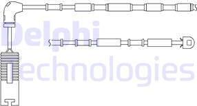 Delphi LZ0151 - Сигнализатор, износ тормозных колодок autospares.lv