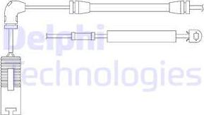 Delphi LZ0157 - Сигнализатор, износ тормозных колодок autospares.lv
