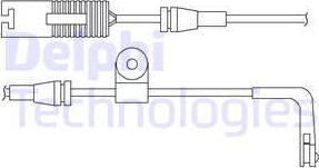 Delphi LZ0168 - Сигнализатор, износ тормозных колодок autospares.lv
