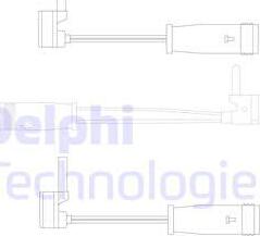 Delphi LZ0163 - Сигнализатор, износ тормозных колодок autospares.lv