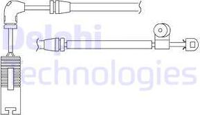 Delphi LZ0180 - Сигнализатор, износ тормозных колодок autospares.lv