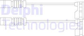 Delphi LZ0175 - Сигнализатор, износ тормозных колодок autospares.lv