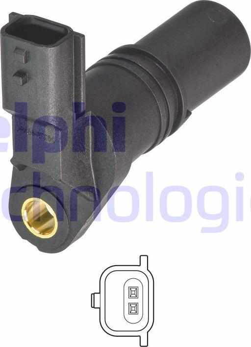 Delphi SS12303-12B1 - Датчик импульсов, коленвал autospares.lv