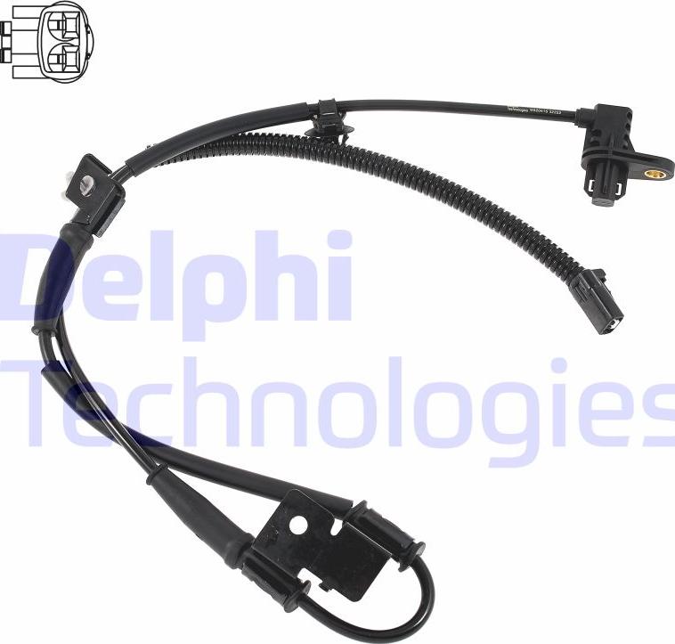 Delphi SS20415-12B1 - Датчик ABS, частота вращения колеса autospares.lv