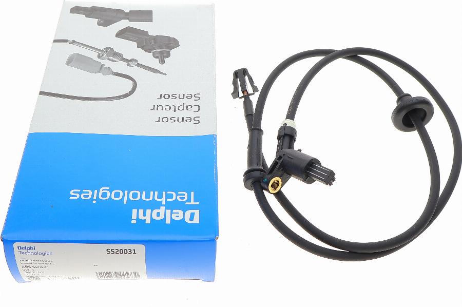 Delphi SS20031 - Датчик ABS, частота вращения колеса autospares.lv