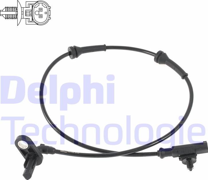Delphi SS21286-12B1 - Датчик ABS, частота вращения колеса autospares.lv