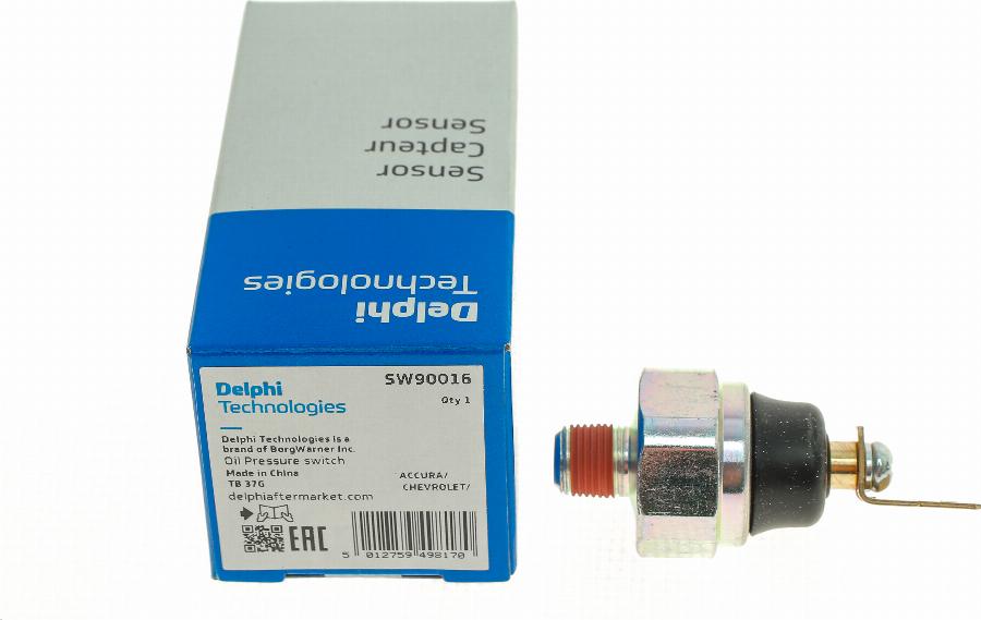 Delphi SW90016 - Датчик, давление масла autospares.lv
