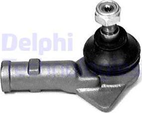 Delphi TA987 - Наконечник рулевой тяги, шарнир autospares.lv