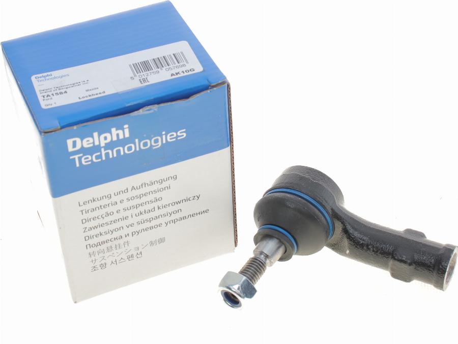 Delphi TA1584 - Наконечник рулевой тяги, шарнир autospares.lv