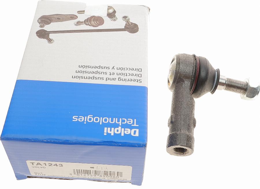 Delphi TA1243 - Наконечник рулевой тяги, шарнир autospares.lv