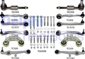 Delphi TC1900KIT - Подвеска колеса, комплект autospares.lv