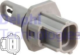 Delphi TS10503 - Датчик, температура впускаемого воздуха autospares.lv