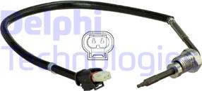 Delphi TS30098 - Датчик, температура выхлопных газов autospares.lv