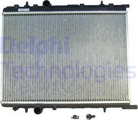 Delphi TSP0524054 - Радиатор, охлаждение двигателя autospares.lv