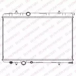 Delphi TSP0524055 - Радиатор, охлаждение двигателя autospares.lv