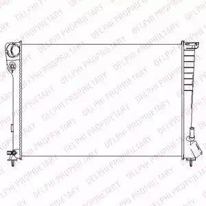 Delphi TSP0524064 - Радиатор, охлаждение двигателя autospares.lv