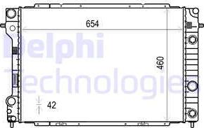 Delphi TSP0524010 - Радиатор, охлаждение двигателя autospares.lv