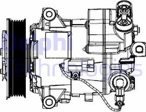 Delphi TSP0155948 - Компрессор кондиционера autospares.lv