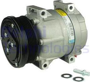 Delphi TSP0155953 - Компрессор кондиционера autospares.lv