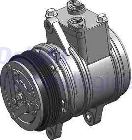 Delphi TSP0155952 - Компрессор кондиционера autospares.lv