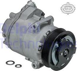 Delphi TSP0155967 - Компрессор кондиционера autospares.lv