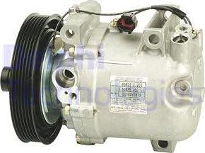 Delphi TSP0155091 - Компрессор кондиционера autospares.lv