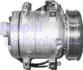 Delphi TSP0155191 - Компрессор кондиционера autospares.lv