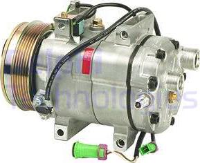 Delphi TSP0155117 - Компрессор кондиционера autospares.lv