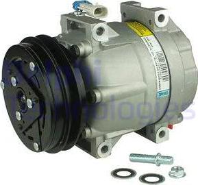 Delphi TSP0155833 - Компрессор кондиционера autospares.lv