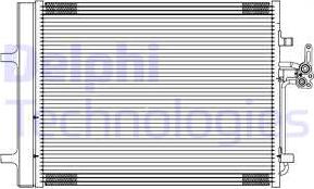 Delphi TSP0225689 - Конденсатор кондиционера autospares.lv