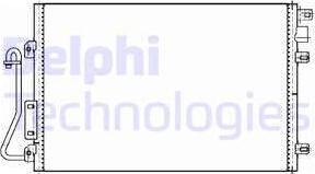 Delphi TSP0225635 - Конденсатор кондиционера autospares.lv