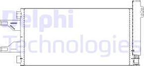 Delphi TSP0225676 - Конденсатор кондиционера autospares.lv